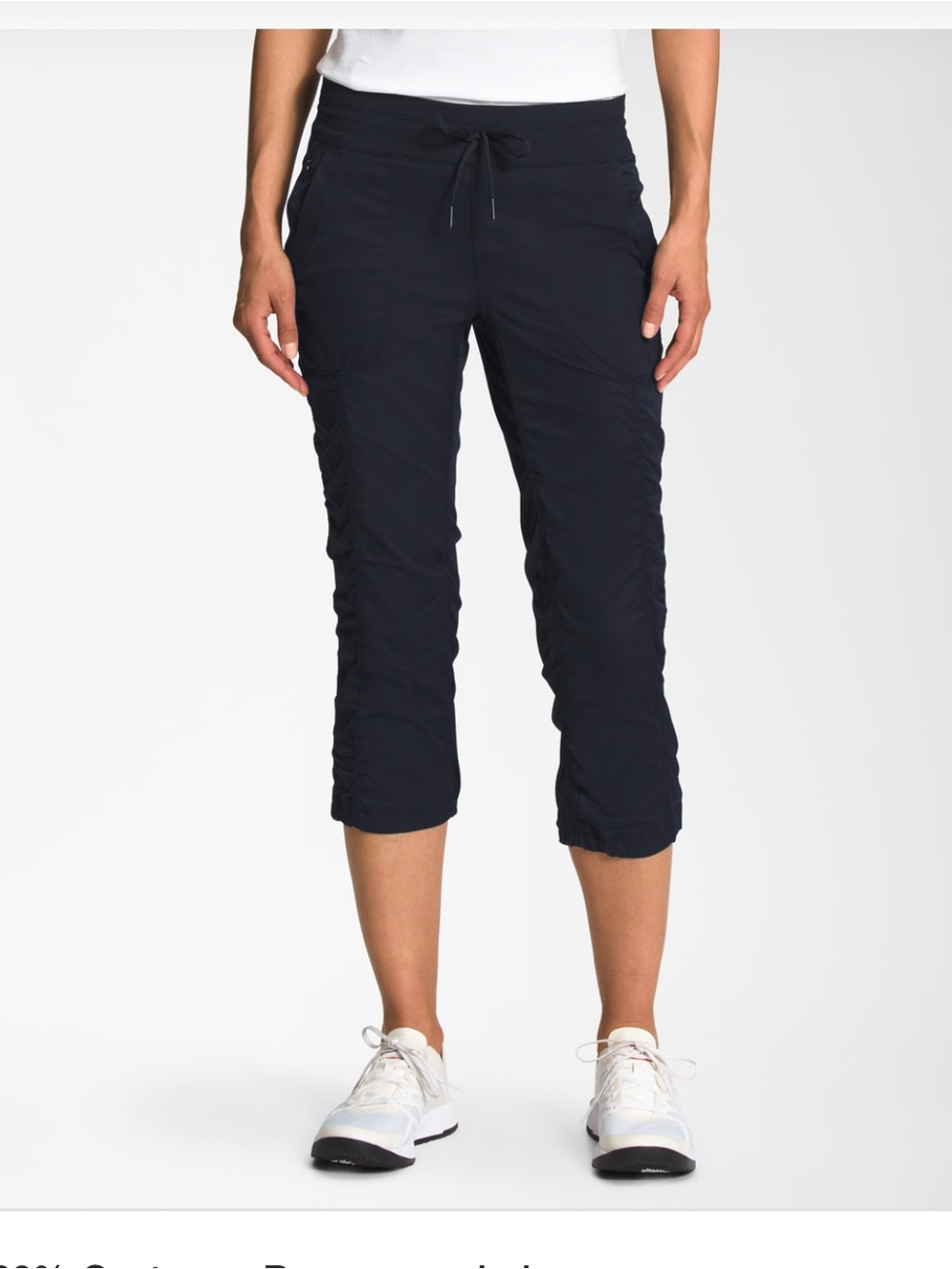 The North Face Women's Black Cropped Drawstring Capris